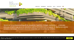 Desktop Screenshot of biomimicryiberia.com